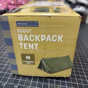 Stansport Scout Backpack Tent 2-Person A-Frame Green New In Box